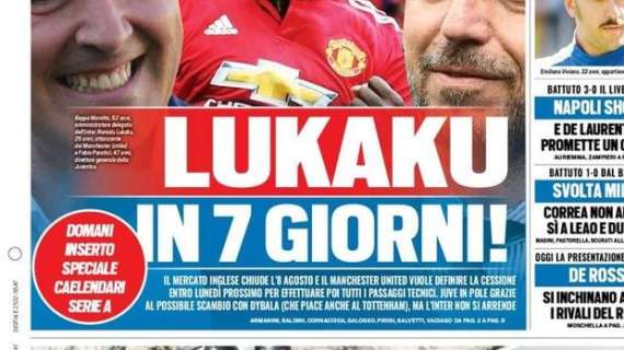 Prima TS - Lukaku in 7 giorni: Juve in pole grazie al possibile scambio con Dybala, ma l'Inter non si arrende