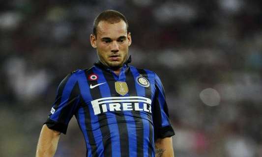 Sneijder va di corsa: ad Appiano prima di tutti