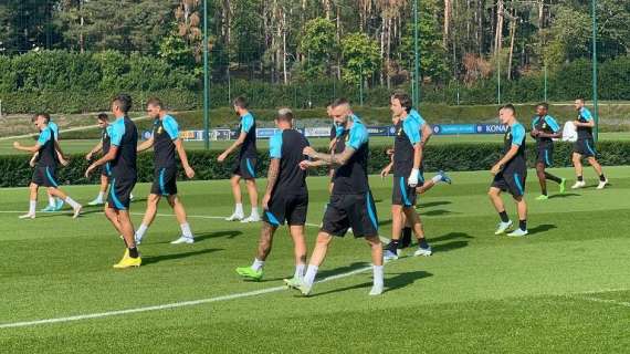 VIDEO - Viktoria-Inter, allenamento ad Appiano: personalizzato per Lukaku, Bare-Brozo è sempre uno show