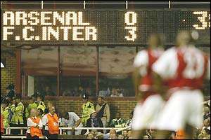 Arsenal-Inter 0-3, 17/09/2003 - L'Inter sconfigge la storia