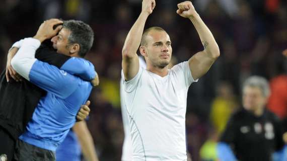 Wesley Sneijder: per lui sar&agrave; la prima gara di Supercoppa Italiana