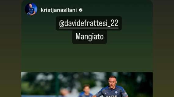 Asllani stuzzica Frattesi: "Mangiato". L'italiano non ci sta e replica: "Eri in vantaggio di dieci metri, dilla tutta"