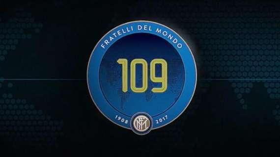 Inter, domani patch sulla maglia per i 109 anni del club