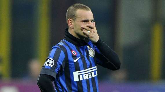 Sneijder salterà Inter-Atalanta: risentimento al retto femorale per lui