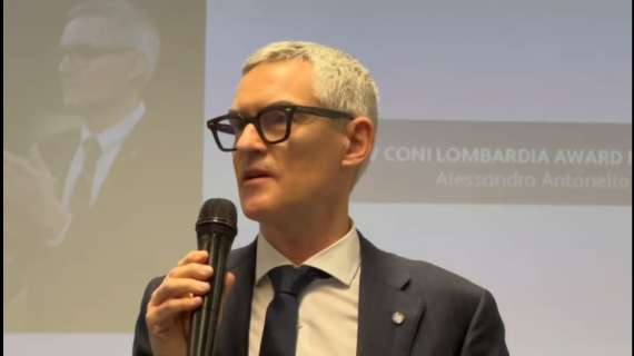 VIDEO - Antonello premiato al CONI: "Date spazio all'Inter anche per le sue attività culturali extra-campo"