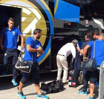 FOTO - L'Inter è arrivata a Brunico: via al ritiro
