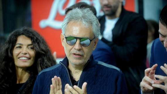 Bocelli: "L'Inter ci fa soffrire, ma ha grandi giocatori. Ammiro Lukaku, sono amico di Bastoni"