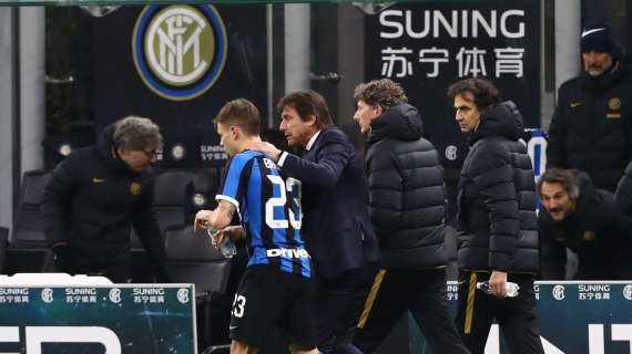 Conte: "Barella ha più energia di Jorginho e Verratti. E può migliorare ancora"