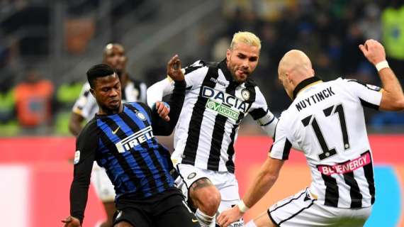 Udinese-Inter, è sparita la "X": solo un pari nelle ultime 21 sfide