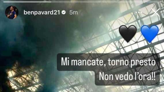 Pavard, la Curva Nord e la dedica: “Mi mancate, torno presto”