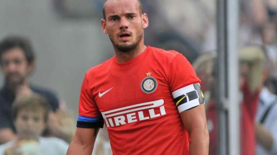 Sneijder: "Strama l'ideale. Mai voluto andare, sogno la fascia! E Cassano..."