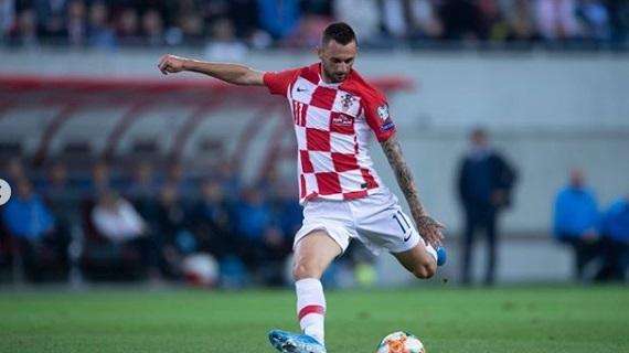 Croazia, 4-0 alla Slovacchia: Marcelo Brozovic esulta su Instagram