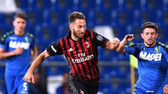 Milan, Bertolacci in gruppo per parte della seduta