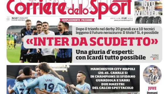 Prima CdS - Inter da scudetto. Una giuria di 30 esperti: con Icardi tutto è possibile 