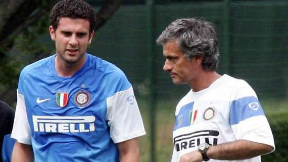 Mourinho con Thiago ai tempi dell&#039;Inter