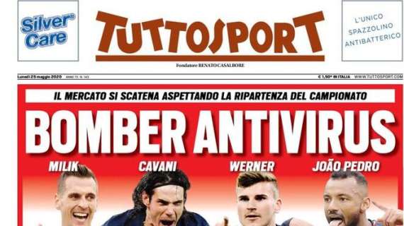 Prima TS - Bomber antivirus, Cavani e Werner nel mirino dell'Inter