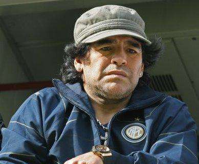 Un cane inguaia Maradona, operato d'urgenza