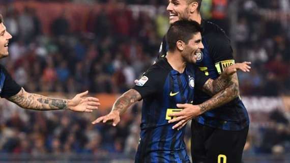 Roma-Inter, Banega al top. Segue Handanovic