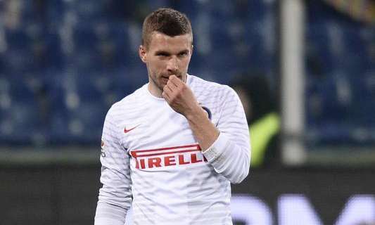 Podolski, niente Gala: "Lo cercavamo in inverno"