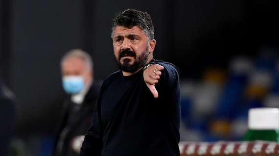 Napoli, Gattuso ammette: "Dopo la gara con l'Inter c'è stata un'involuzione"