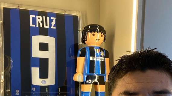 Julio Cruz, selfie e carica per il derby: "Sempre insieme a te, forza Inter questa sera"