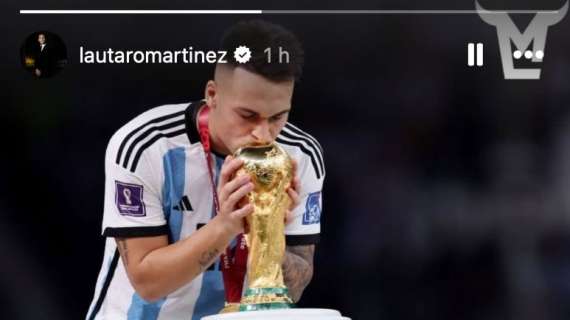 Due anni fa l'Argentina saliva sul tetto del mondo per la tercera. Il ricordo di Lautaro: "Dos años"