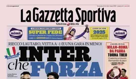 Prima GdS - Inter, che forza. Riecco Lautaro, vetta a -1 (e una gara in meno)