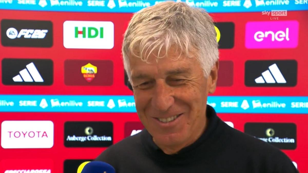 Gasperini a Sky: "Chivu mi piace molto, non era facile subentrare così a Inzaghi. Gol episodio che dispiace"