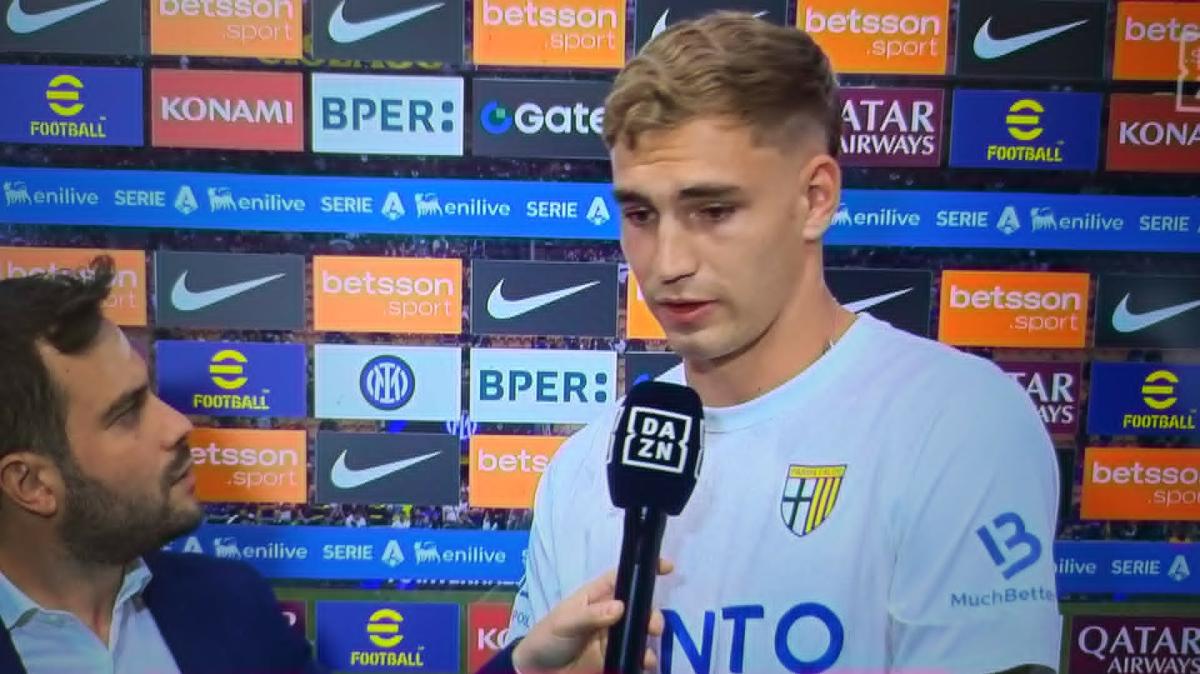 Parma, Pellegrino a DAZN: "Bello giocare contro Lautaro, da piccolo lo guardavo"