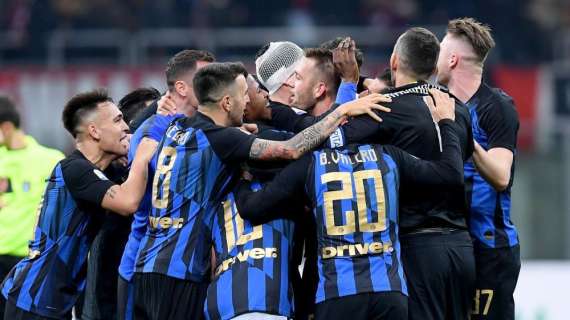 Bookies - Due scommettitori su 3 dicono Inter al derby, il 28% punta su Lukaku