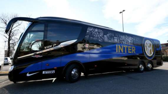 Grande Inter e Triplete sul nuovo bus dei nerazzurri