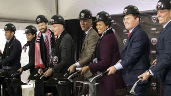 D.C. United, inaugurato il cantiere dell'Audi Field