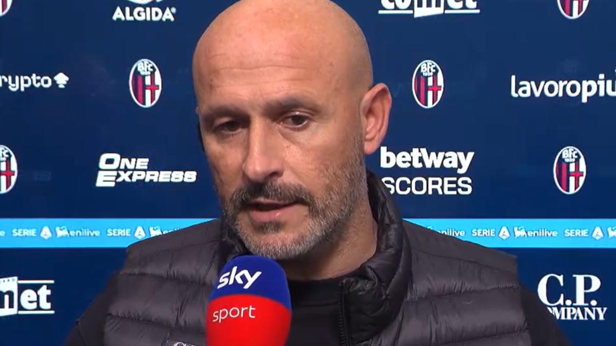 Bologna, Italiano amareggiato: "Non reggiamo il ritmo di squadre come Inter e Napoli"
