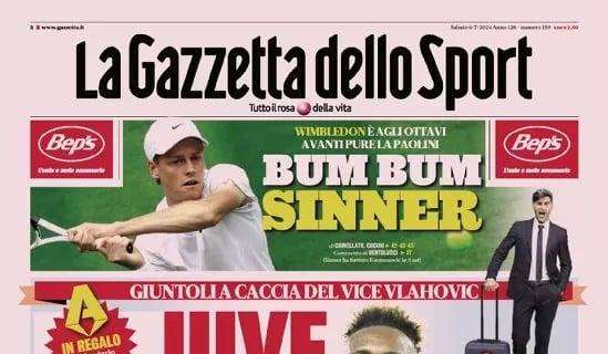 Prima pagina GdS - Arnautovic e Correa bloccano il mercato Inter