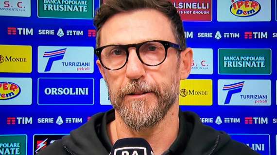 Frosinone, Di Francesco: "Servirà prima di tutto il coraggio per fare una gran partita davanti al nostro pubblico"