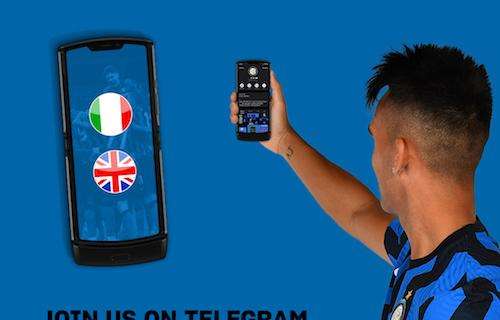 L'Inter raddoppia su Telegram: il canale ufficiale dei nerazzurri ora disponibile anche in inglese