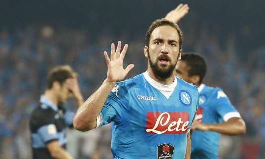 Il Napoli vola con Higuain: Chievo ko, è secondo posto