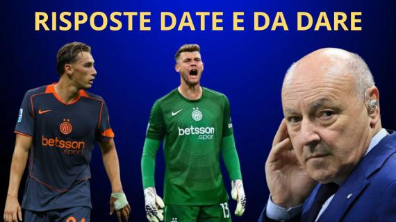 INTER-SASSUOLO 2-1, ESPOSITO top. L'alternanza SOMMER-MARTINEZ è giusta? MAROTTA e l'ALLARME STADIO