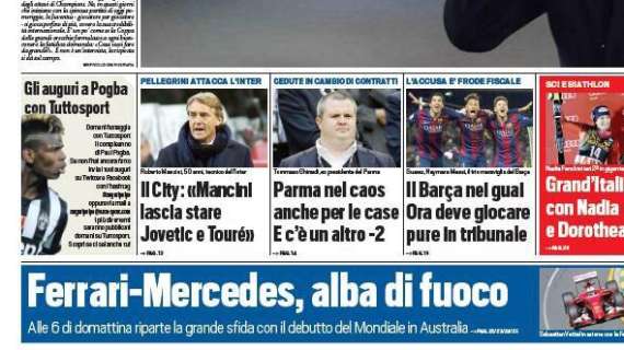 Prime Pagine - Bivio Europa in 7 giorni. E il City attacca