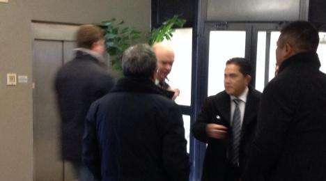 FOTO - Thohir a San Siro accompagnato da Fassone