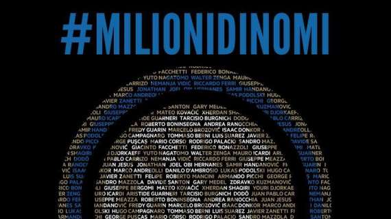 L'Inter dialoga coi tifosi: #Milionidinomi. Premi e iniziative per chi aderisce