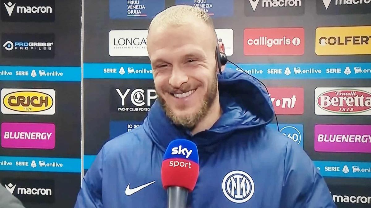 Dimarco a Sky: "Abbiamo sofferto da grande squadra. Chivu ha dato nuovi stimoli, non era facile ripartire dopo l'anno scorso"