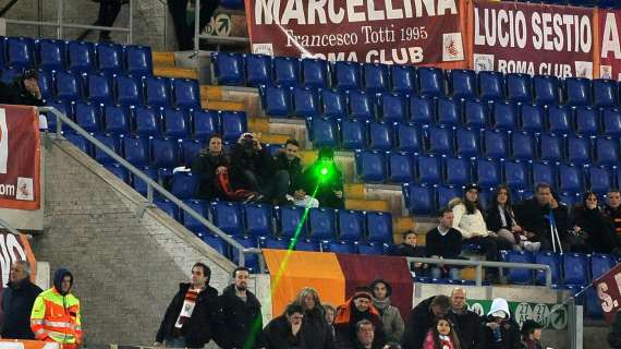 Roma, stadio decimato: chiusi anche i Distinti Sud