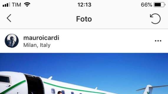 Icardi, ultimi giorni di vacanze: "Bye bye Milano"