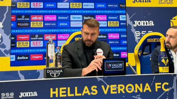 Hellas Verona, Zanetti in conferenza: “Un po’ mi vergogno. Chiedo scusa per questa partita. Andiamo in ritiro per ritrovarci”