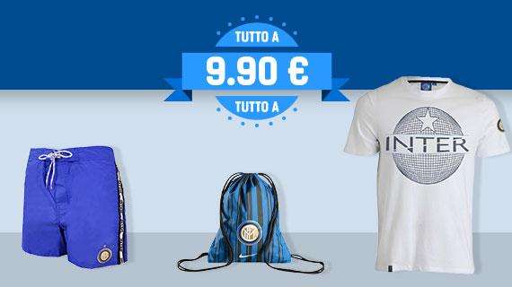 I prodotti dell’Inter a 9,90 euro sul nostro store online