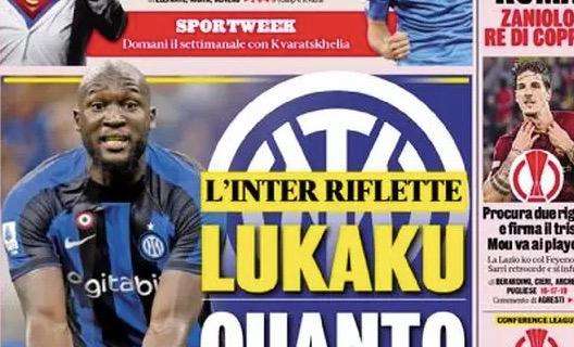 Prima GdS - Lukaku, quanto mi costi: l'Inter riflette. Finora spesi 46.875 euro al minuto