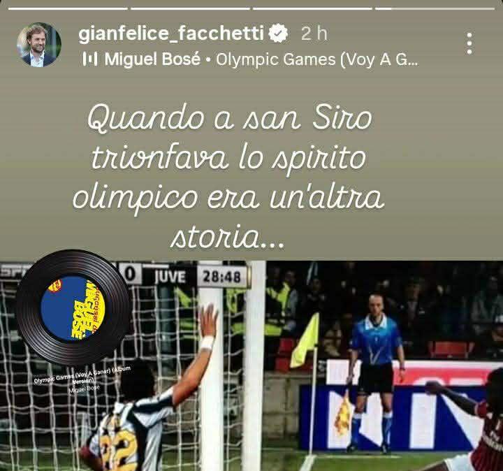 Facchetti punge col gol di Muntari: "Quando a San Siro trionfava lo spirito olimpico..."