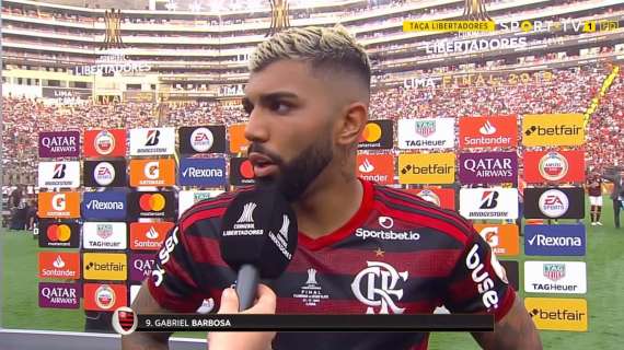 Gabigol: "Potrei dire molte cose, ma voglio solo dire grazie. Momento storico per il Flamengo e per i brasiliani"