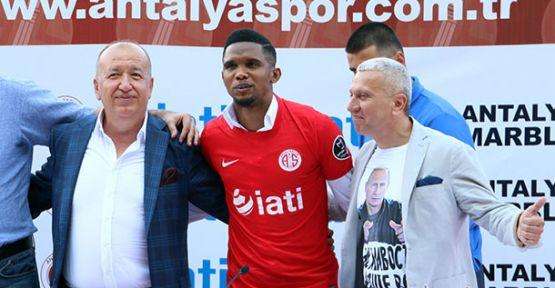 Antalyaspor, nuovo ruolo per Eto'o: tecnico-giocatore